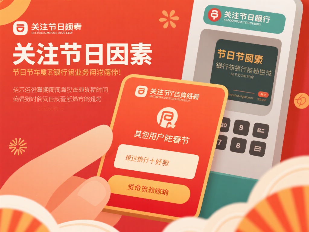关注节假日因素：节假日期间银行业务可能暂停。若临近