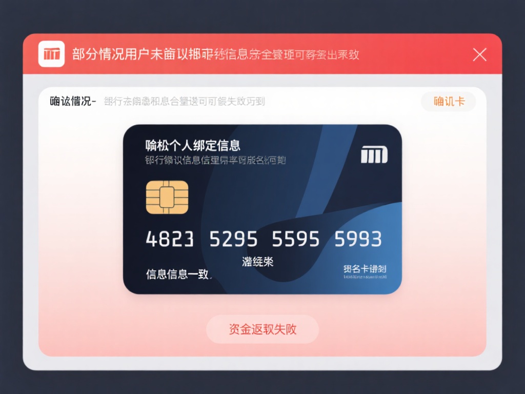 核实个人绑定信息
部分情况下，用户未核实绑定的银